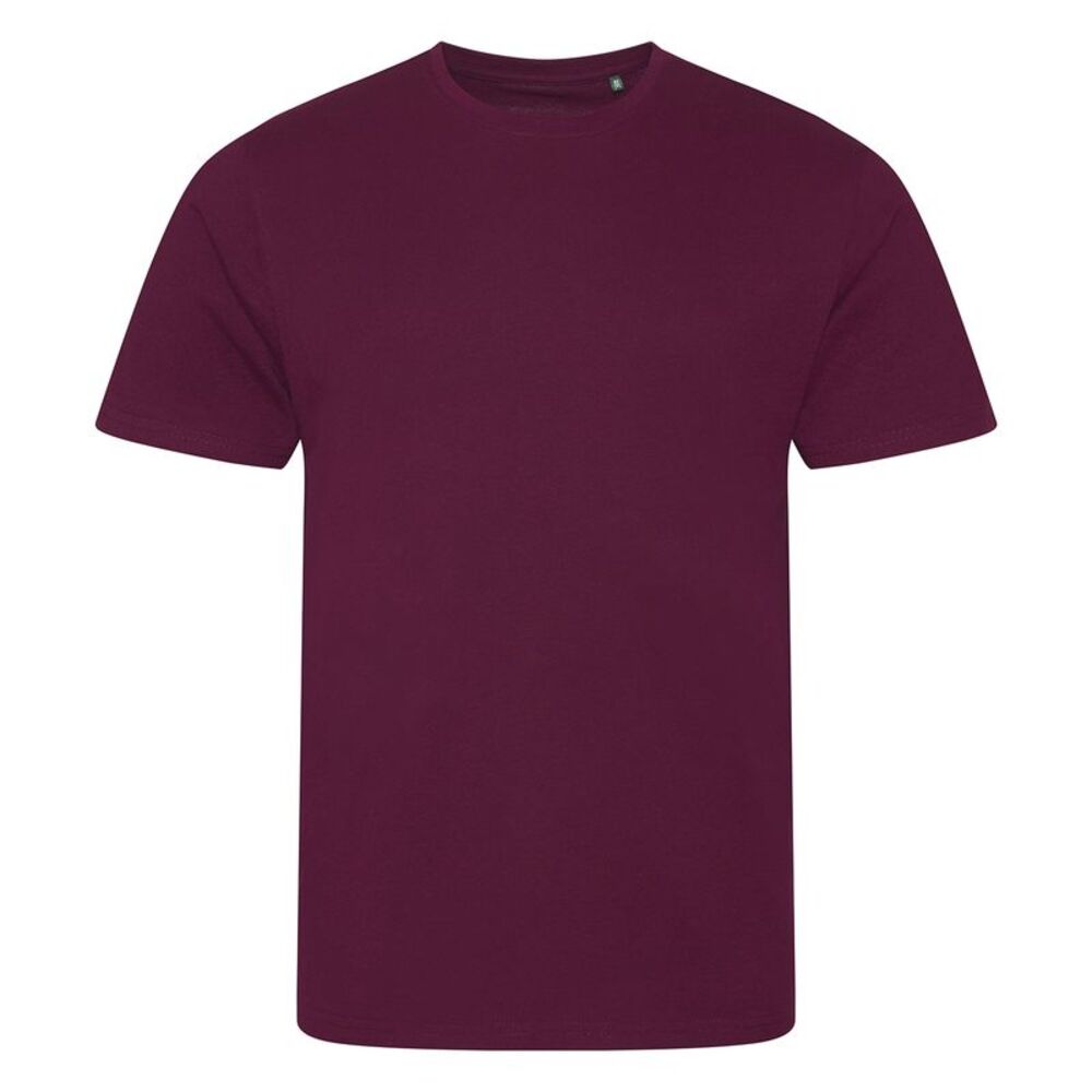 Awdis Mens Cascade Ecologie T-Shirt / Burgundy